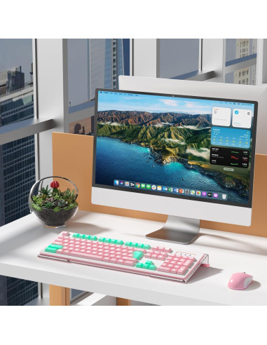 Soporte de Teclado Ergonómico WINFFOR Acrílico 43 cm Transparente