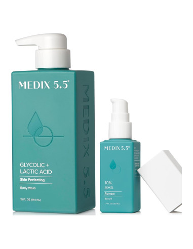 Medix 5.5 Set de 2 Piezas: Limpiador AHA + Acelerador 20%