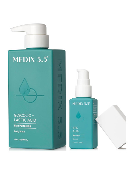 Medix 5.5 Set de 2 Piezas: Limpiador AHA + Acelerador 20% Medix 5.5 Set de 2 Piezas: Limpiador AHA + Acelerador 20%
