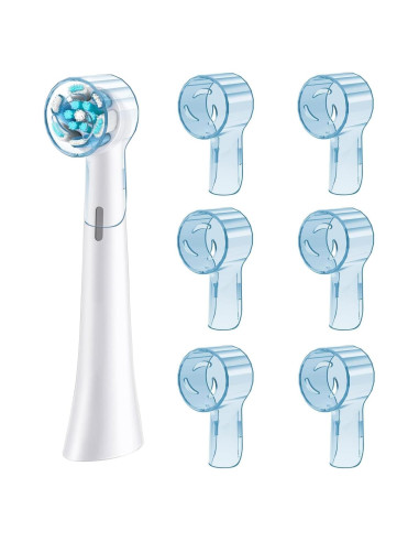Cubiertas protectoras DeBizz para cabezales Oral-B iO - 6 unidades