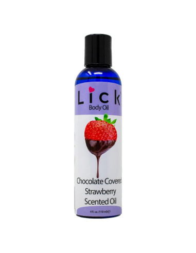Aceite Corporal Hidratante Lick 118 ml Fresa Chocolate