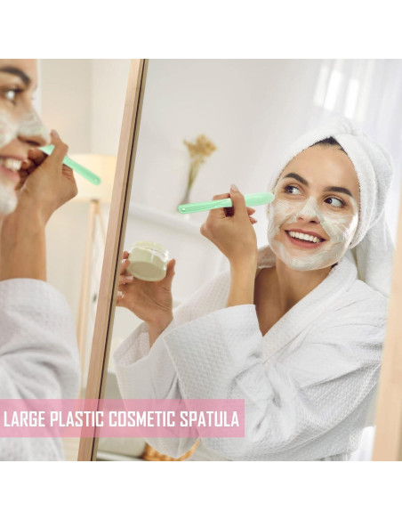 10 Espátulas Plásticas Cosméticas Yuxung Coloridas para Facial 10 Espátulas Plásticas Cosméticas Yuxung Coloridas para Facial