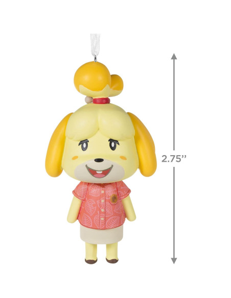 Adorno Navideño Hallmark Isabelle Animal Crossing 3.81cm Adorno Navideño Hallmark Isabelle Animal Crossing 3.81cm