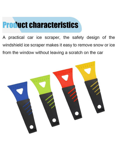 Raspador de Hielo para Coche LHDOS 4PCS 18.1x7.3cm