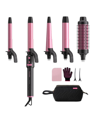 Rizador de Cabello Automático 5 en 1 CrazyMar - Cerámica 1.9-3.2 cm