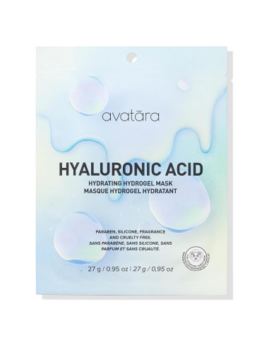 Mascarilla Hidratante de Hidrogel Avatara 2 Piezas 27g