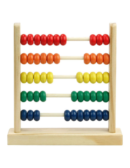 Ábaco de Madera Sealive para Niños - Juguete Educativo 50 Bolas Ábaco de Madera Sealive para Niños - Juguete Educativo 50 Bolas