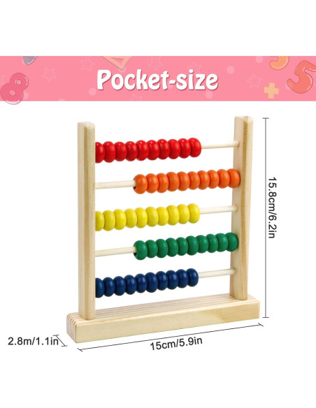 Ábaco de Madera Sealive para Niños - Juguete Educativo 50 Bolas Ábaco de Madera Sealive para Niños - Juguete Educativo 50 Bolas