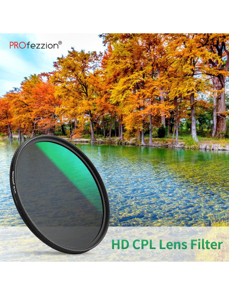 Filtro Polarizador Circular PROfezzion 40.5mm para Cámaras Sony Filtro Polarizador Circular PROfezzion 40.5mm para Cámaras Sony