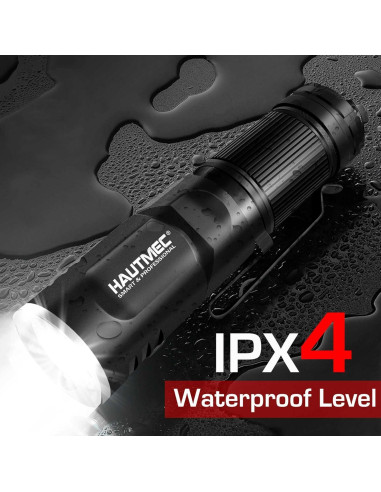 Linternas LED recargables HAUTMEC 500 lúmenes 2 unidades