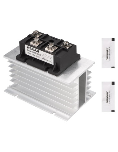 Rectificador de Puente Weasch MDQ-200A 200A 1600V Monofásico