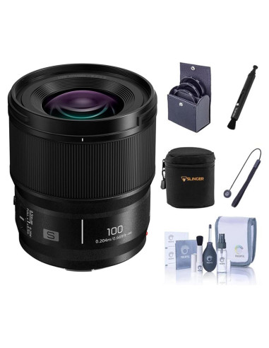 Objetivo Macro Panasonic Lumix S 100mm f/2.8 + Kit de Limpieza