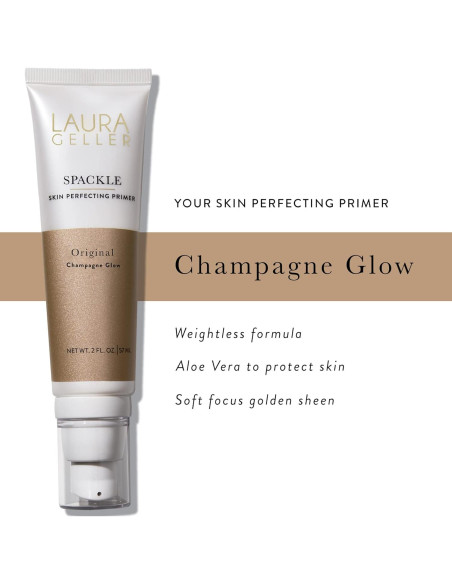 Primer de Maquillaje Laura Geller Brillo de Champán 59 ml Primer de Maquillaje Laura Geller Brillo de Champán 59 ml