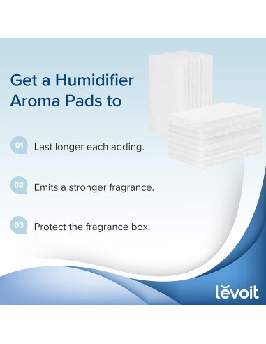 Almohadillas Aromáticas LEVOIT 16 Paquete para Humidificadores