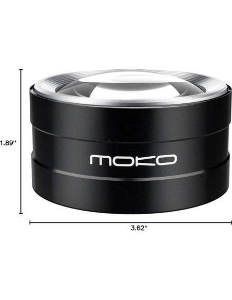 Lupa LED MoKo 5X con Luz para Lectura y Detalles Finos Lupa LED MoKo 5X con Luz para Lectura y Detalles Finos