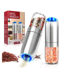 Conjunto de Molinillos de Sal y Pimienta Eléctricos BoAn