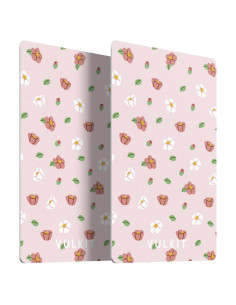 Tarjetas Bloqueadoras RFID VULKIT 2PCS Flor Rosa Ultra Delgado
