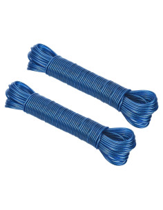 Cuerda para Ropa PATIKIL 3mm x 20m Recubierta Plástico - 2 Unidades