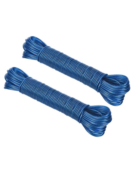 Cuerda para Ropa PATIKIL 3mm x 20m Recubierta Plástico - 2 Unidades Cuerda para Ropa PATIKIL 3mm x 20m Recubierta Plástico - 2 Unidades