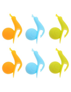 6 Clips Sujetadores de Bolsitas de Té Silicona MAGICLULU Mini