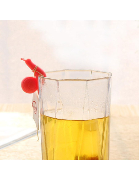 6 Clips Sujetadores de Bolsitas de Té Silicona MAGICLULU Mini 6 Clips Sujetadores de Bolsitas de Té Silicona MAGICLULU Mini