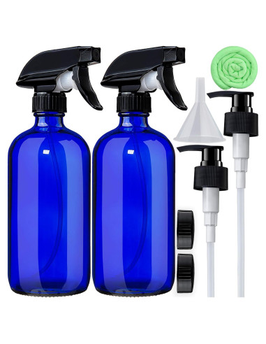 Botellas de vidrio ámbar 500ml VEYIINA NERO - Paquete de 2