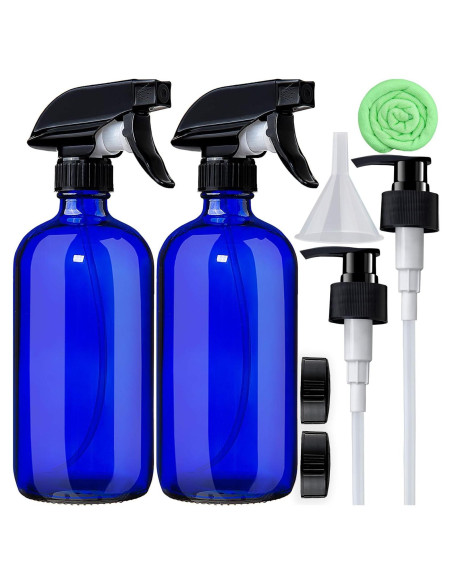 Botellas de vidrio ámbar 500ml VEYIINA NERO - Paquete de 2 Botellas de vidrio ámbar 500ml VEYIINA NERO - Paquete de 2