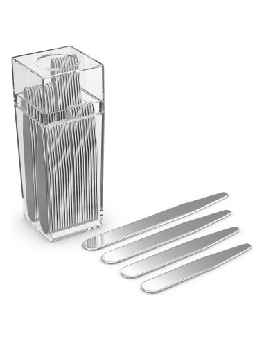 40 Varillas de Cuello de Metal Kosyak para Camisas de Hombre