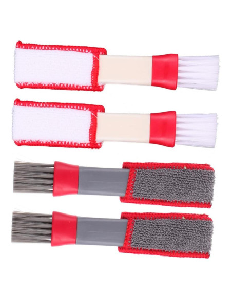 Juego de 4 Cepillos de Limpieza NIYANGLE para Coche y Teclado Juego de 4 Cepillos de Limpieza NIYANGLE para Coche y Teclado