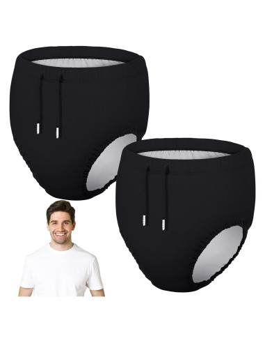 Pañales de Natación Reutilizables Glitopper M para Adultos