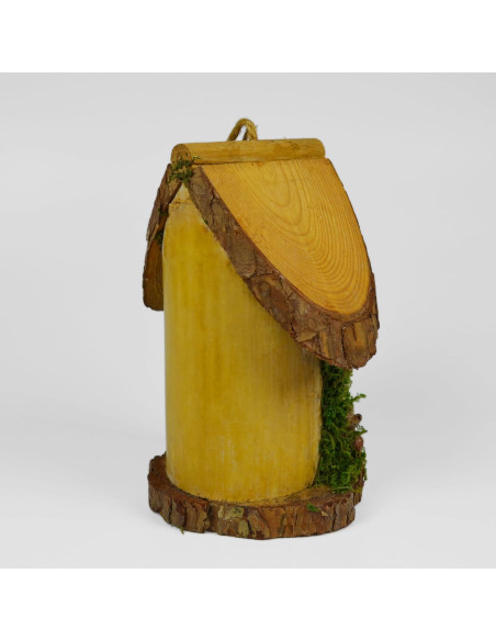 Casa de Pájaro de Madera All Nature con Musgo 22.86x15.24cm Casa de Pájaro de Madera All Nature con Musgo 22.86x15.24cm
