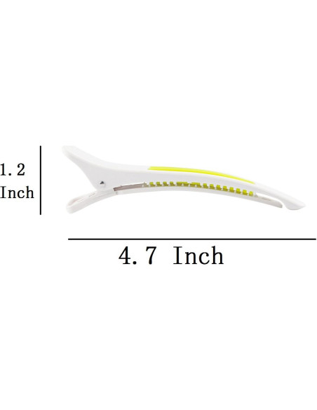 Set de 6 Clips de Plástico Antideslizantes Liasun para Cabello Set de 6 Clips de Plástico Antideslizantes Liasun para Cabello
