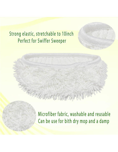Paños de Microfibra Reutilizables Febsow 4 Piezas 25.4 cm