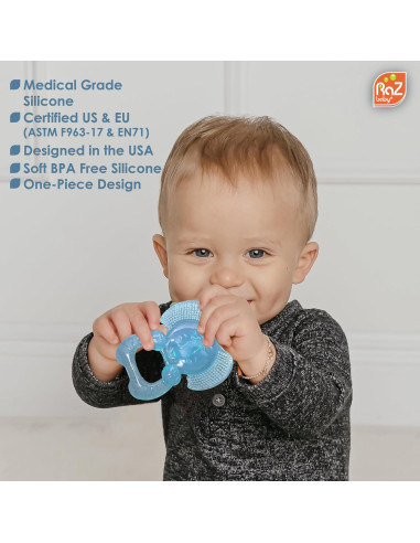 Mordedor RaZbaby Elfy-Yummy Silicona Grado Médico 3m+