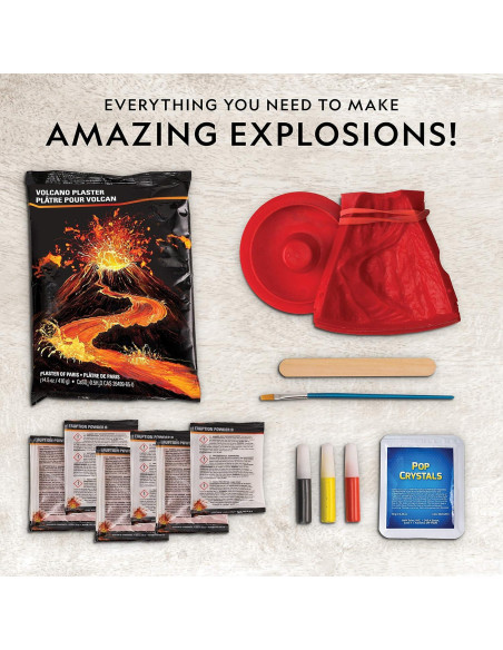 Kit de Volcán Nacional Geographic - Ciencia para Niños 8+ Kit de Volcán Nacional Geographic - Ciencia para Niños 8+