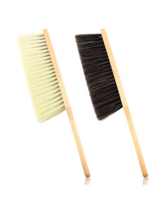 Cepillos de Polvo de Madera REDANHA - 2 Piezas Cerdas Suaves