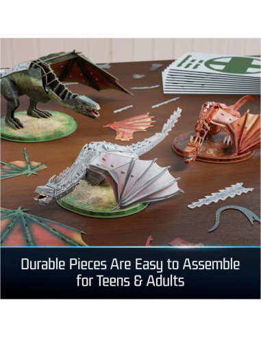 Kit de Modelo 3D Casa del Dragón Spin Master - 3 Dragones 350 Piezas