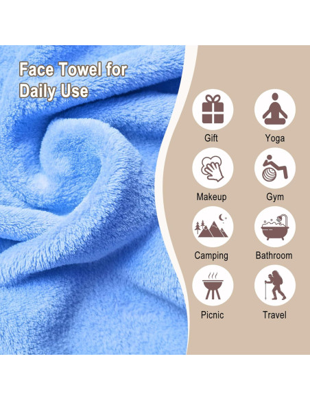 Paño Desmaquillante KODAMO Reutilizable 12 Piezas Microfibra