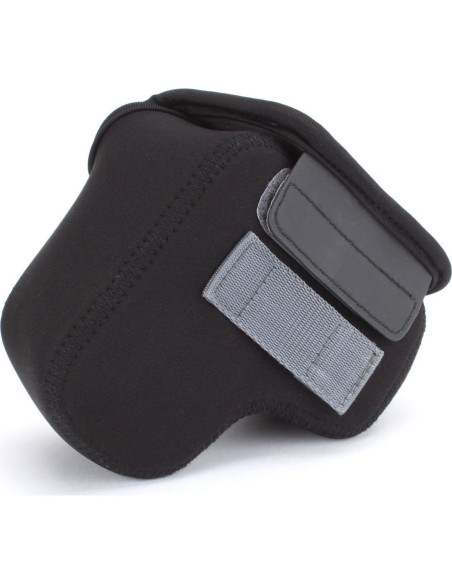 Funda Compacta para Cámara USA GEAR Neopreno Negro 11.43x10.8cm Funda Compacta para Cámara USA GEAR Neopreno Negro 11.43x10.8cm