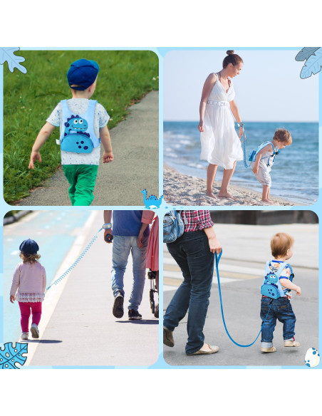 Arnés de Seguridad para Niños Dr.meter 3 en 1 con Correa 2.5m Arnés de Seguridad para Niños Dr.meter 3 en 1 con Correa 2.5m