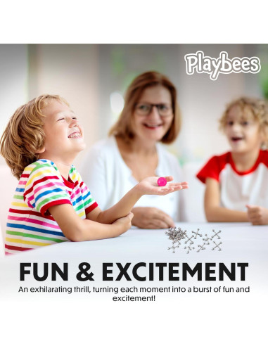 Juego de Jacks de Metal Playbees - 12 Sets para Niños