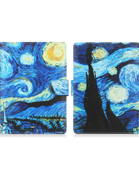Funda Universal de Cuero SOMEI para E-Book 6-6.8'' Noche Estrellada Funda Universal de Cuero SOMEI para E-Book 6-6.8'' Noche Estrellada