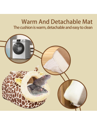 Escondite para Cobaya EAEDMY Grande Jirafas - Cueva Suave