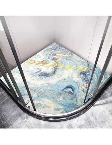 Alfombra de Ducha Antideslizante EUPXRHY 70x70cm PVC