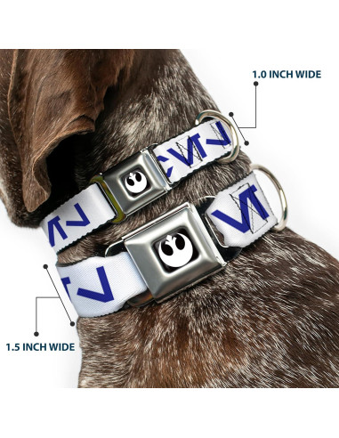Collar para Perros Star Wars Buckle-Down 24.1-33 cm Azul
