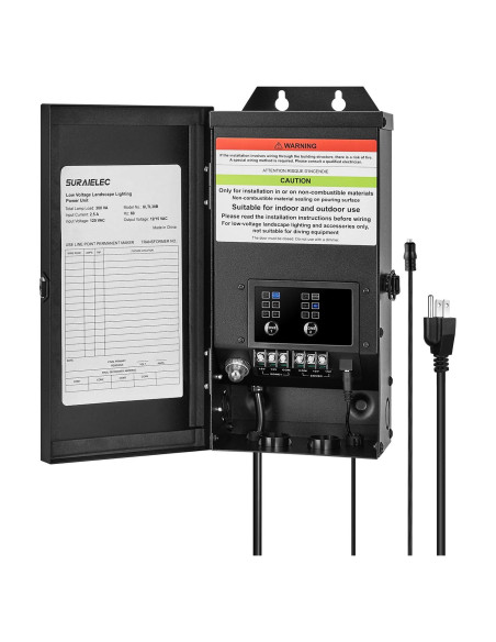 Transformador de Baja Tensión SURAIELEC 300W con 2 Salidas Transformador de Baja Tensión SURAIELEC 300W con 2 Salidas