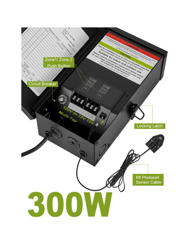 Transformador de Baja Tensión SURAIELEC 300W con 2 Salidas