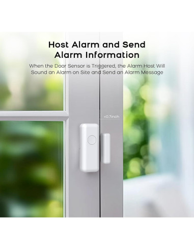 Sistema de Alarma Inalámbrico WiFi Clouree 24 Piezas con Sensores