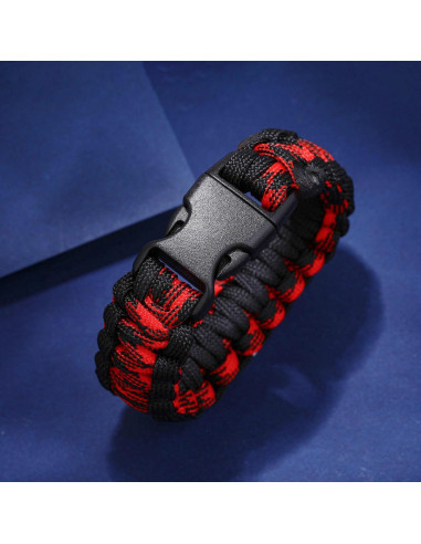 Pulsera de Alerta Médica MAXZOOL Acero Inoxidable 6-9 Pulgadas