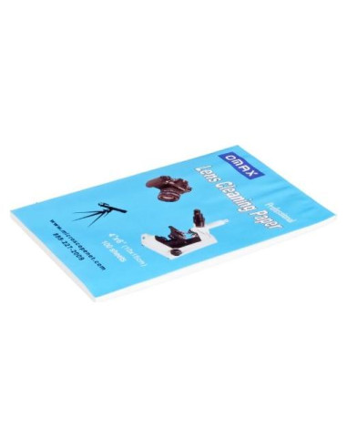 Papel de limpieza de lentes OMAX A99CPB100 - 100 hojas